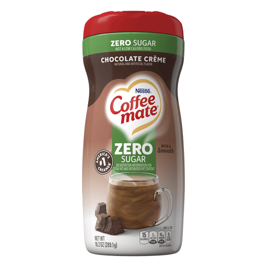 Nestle Coffee Mate, Chocolate Crème Sugar-Free Powdered Coffee Creamer, 10.2 Oz