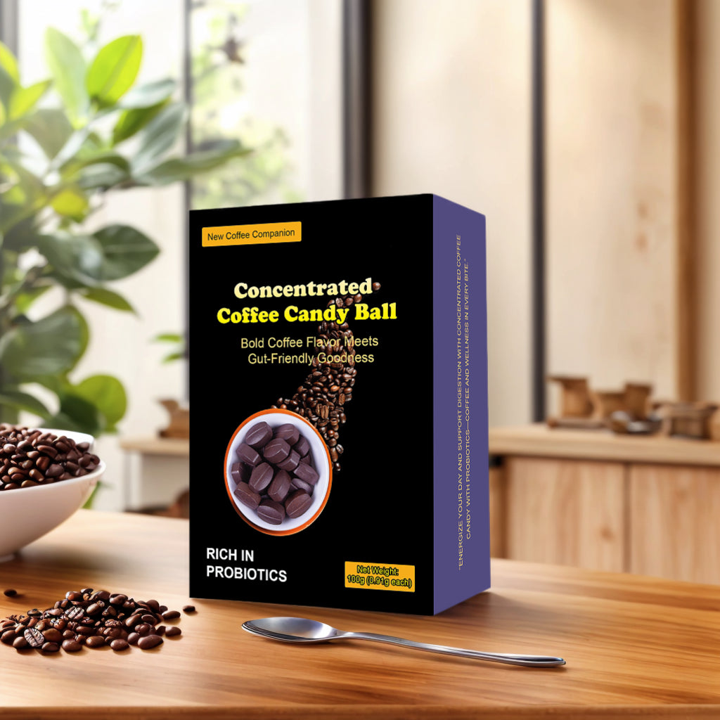 Concentrated Coffee Candies, Individually Packaged, No Need for Brewing, with a Rich and Mellow Flavor. They Are Suitable for People Engaged in Outdoor Sports, Those at Parties, and Drivers.